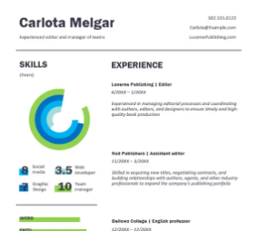 Fresh infographic resume